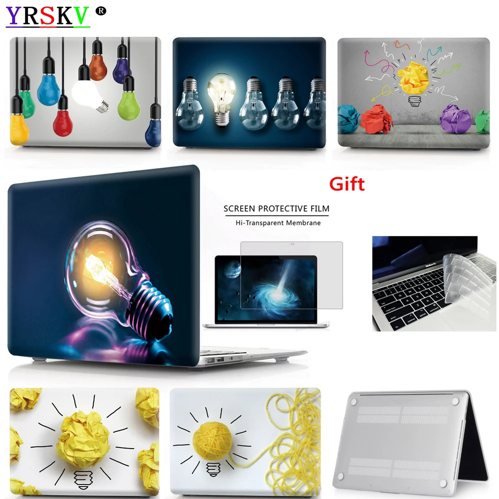 2023 Painted Light Bulb,Case For Apple Macbook M1 Max Chip Air Pro Retina 11 12 13 14 15 16 inch Laptop Bag