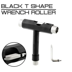 Allen Key Black T Shape Wrench Skateboard Longboard Board  Roller Skate Tool