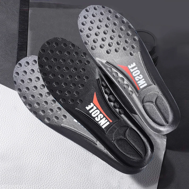 New 1 Pair Orthopedic Memory Foam Sport Insoles Soft Breathable Sweat-Absorbent Men Women Arch Support Feet Care Shoe Solf Pad