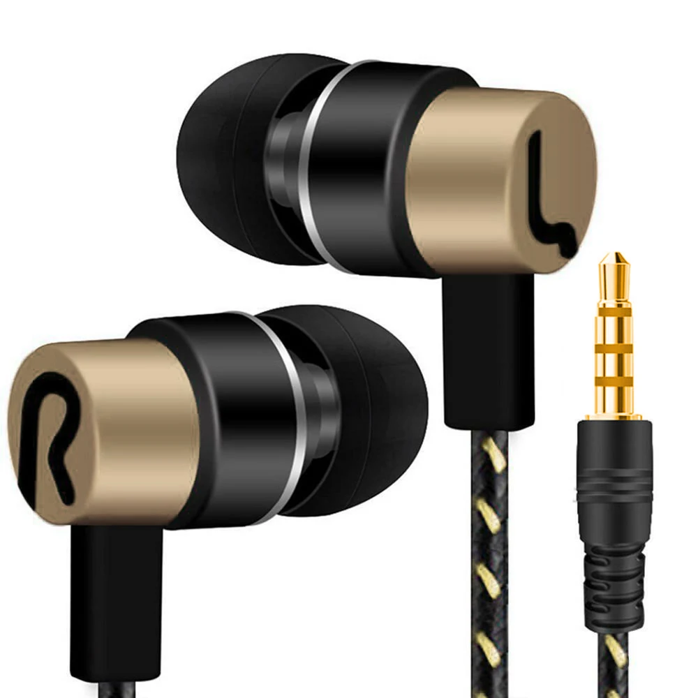 3.5mm Headphones In-Ear Wired Headset Universal Clarity Rich Bass Smartphone Wired Headphones For Smartphones