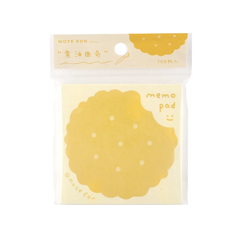 Mohamm 100 Sheets Memo Pad Pattern Note Paper Simple Message Material Creative Student Stationery