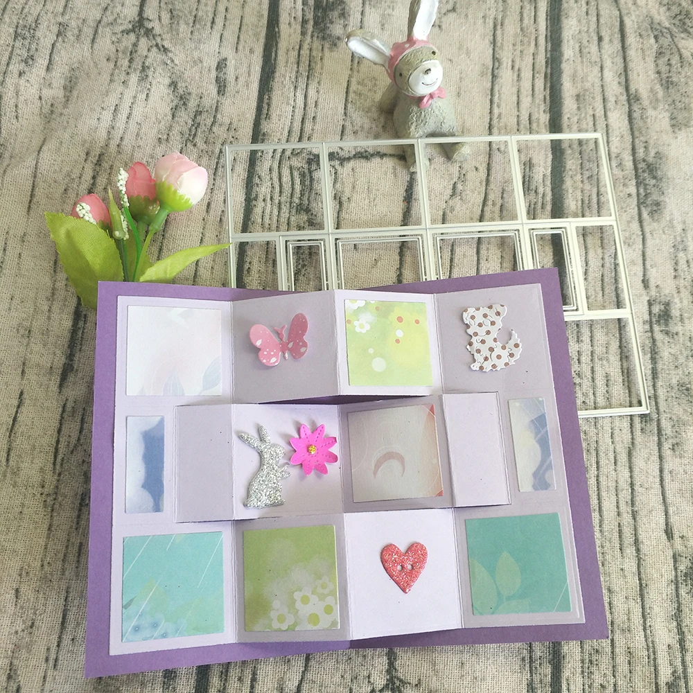 Yeni güzel 3D katlanabilir tebrik kartı kesme ölür DIY karalama defteri, kabartmalı kart yapımı, fotoğraf albümü dekorasyon, el yapımı zanaat