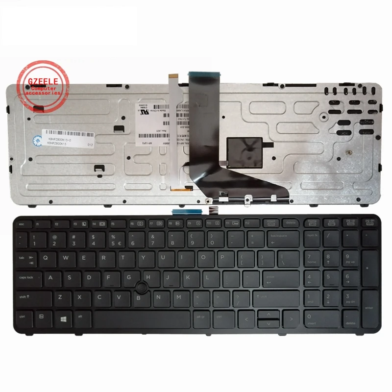 GZEELE NEW English laptop keyboard FOR HP For ZBOOK 15 G1 ZBOOK 15 G2 ZBOOK 17 G1 ZBOOK 17 G2