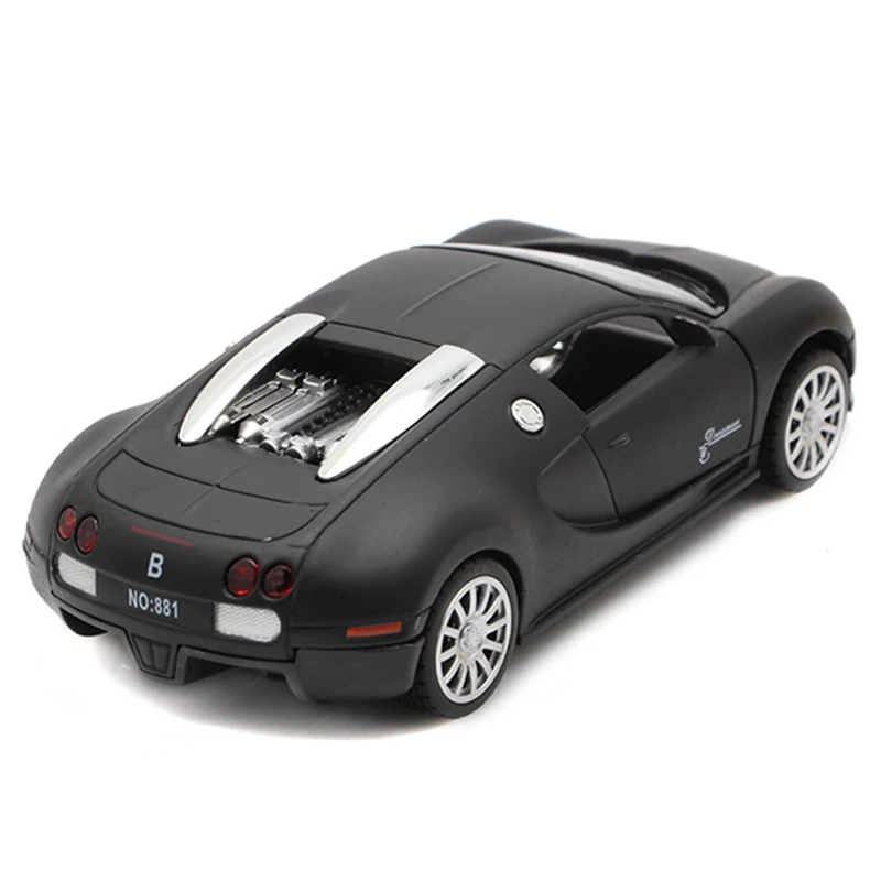 Diecast Bugatti Veyron Modles Alloy Car Models Toys Collection Pull Back Children Toys Home Decoration Gifts