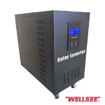 WELLSEE solar three phase hybrid solar inverter intelligent solar power pure sine wave inverter 12v 220v 4000w WS-P4000