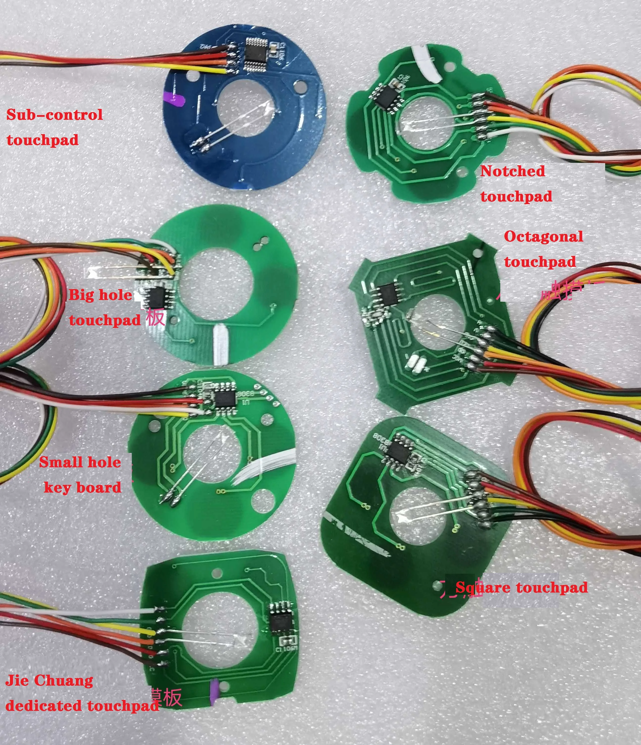 1Pcs 2 Wire 3 Wire 5 Wire Level Meter Circuit Board Green Blue Red Light Control Board PCB Development Proofing Welding