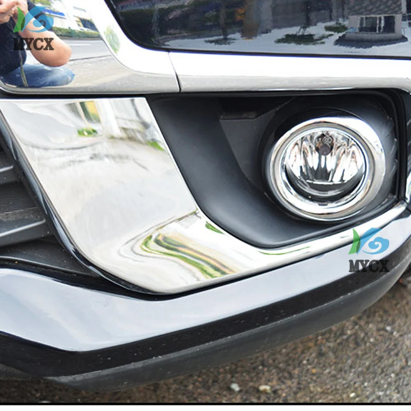 

For Mitsubishi ASX 2016 2017 2018 2019 ABS Chrome Front Fog Light Cover Trim Car Styling Auto Exterior Decoration Accessories