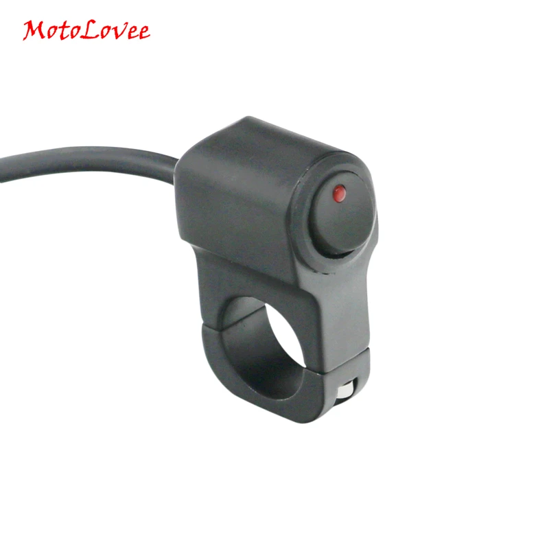 

MotoLovee 12V 10A Motorcycle Handlebar Headlight Fog Spot Light Waterproof On Off Switch Aluminum alloy Switch