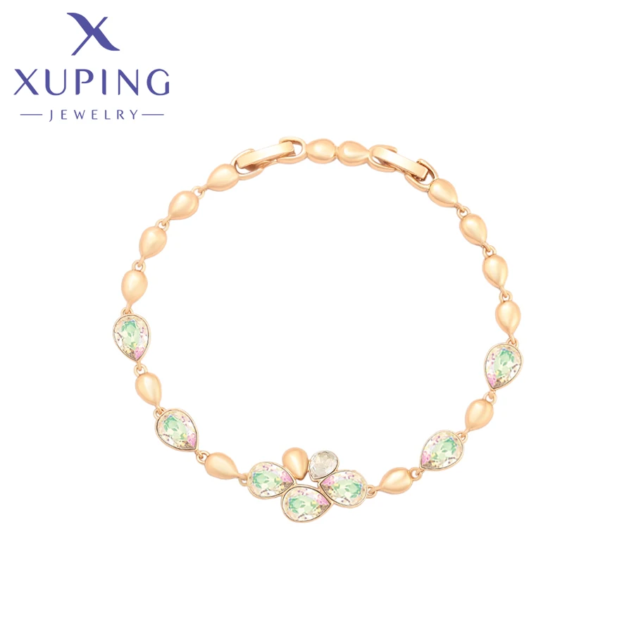 Xuping Jewelry Fashion New Arrival Crystal Bracelet for Women Girlfriend Christmas Gifts 810578235