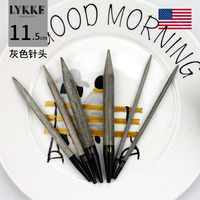 1 piece Lykke Driftwood 5 inch (11.5cm) interchange Circular Needle Tips