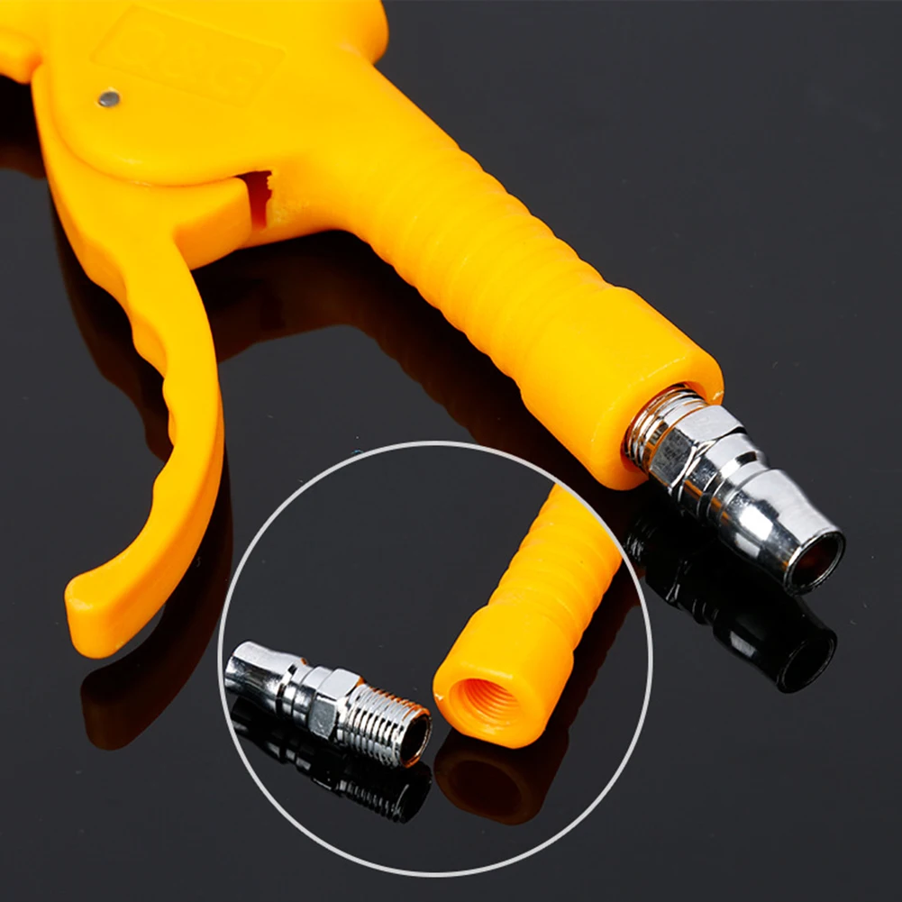Pneumatische Air Staub Gebläse Gelb Kunststoff Staub Entfernung Leistungsstarke Luft Kompressor Luftpumpe Gerät Reinigung Haltegriff Power Tool