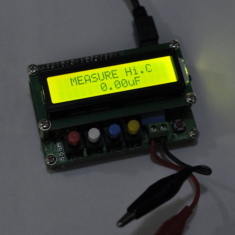 ความแม่นยำสูงดิจิตอลFull-FunctionประเภทCapacitance Meter Inductance Meter Testerการวัดความเหนี่ยวนำ
