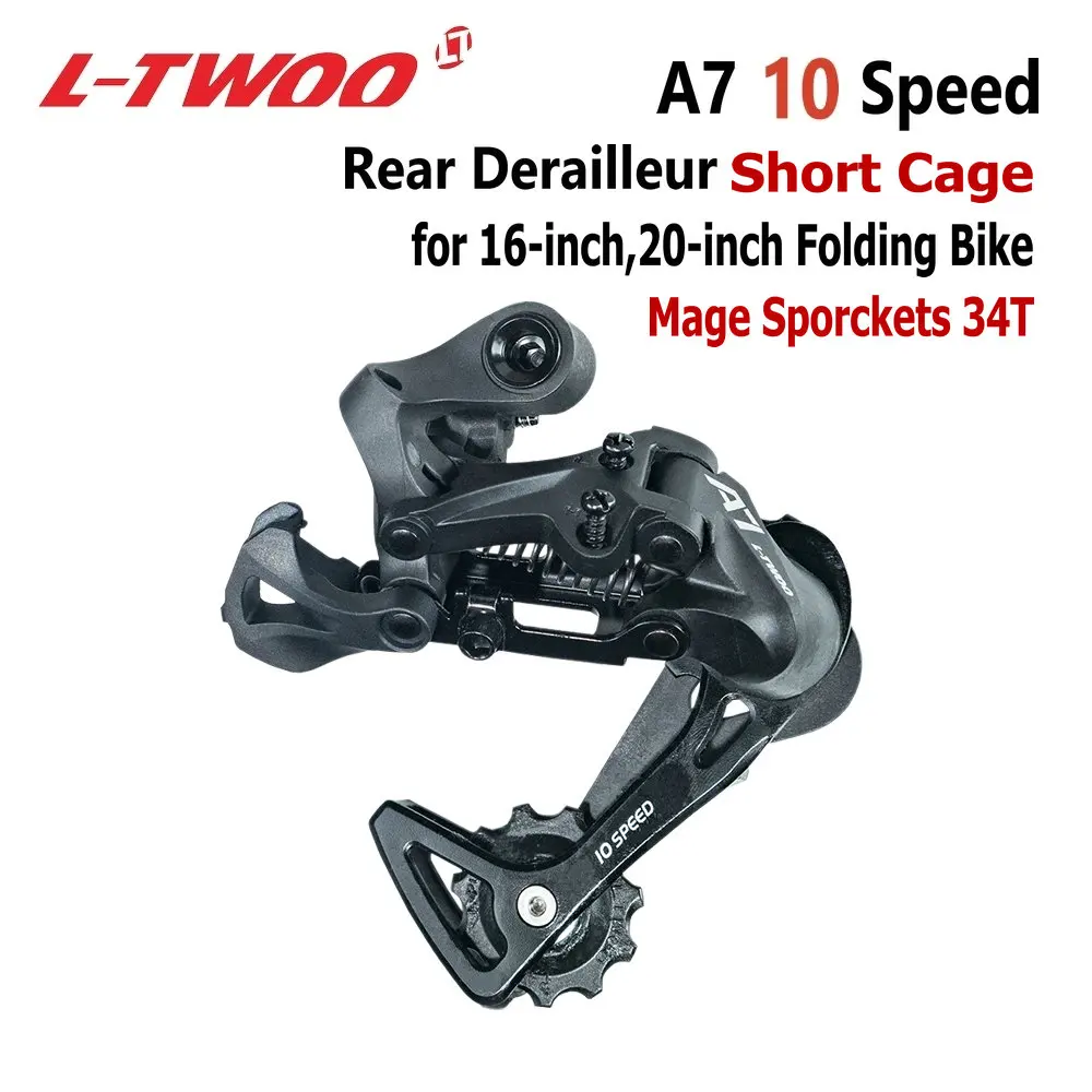 LTWOO A7 1x10 Gruppo Trigger Shifter Leva + Deragliatore Posteriore per MTB Della Bici 10-Velocità Cassette Pignoni 42T 46T 50T LTWOO Gruppo