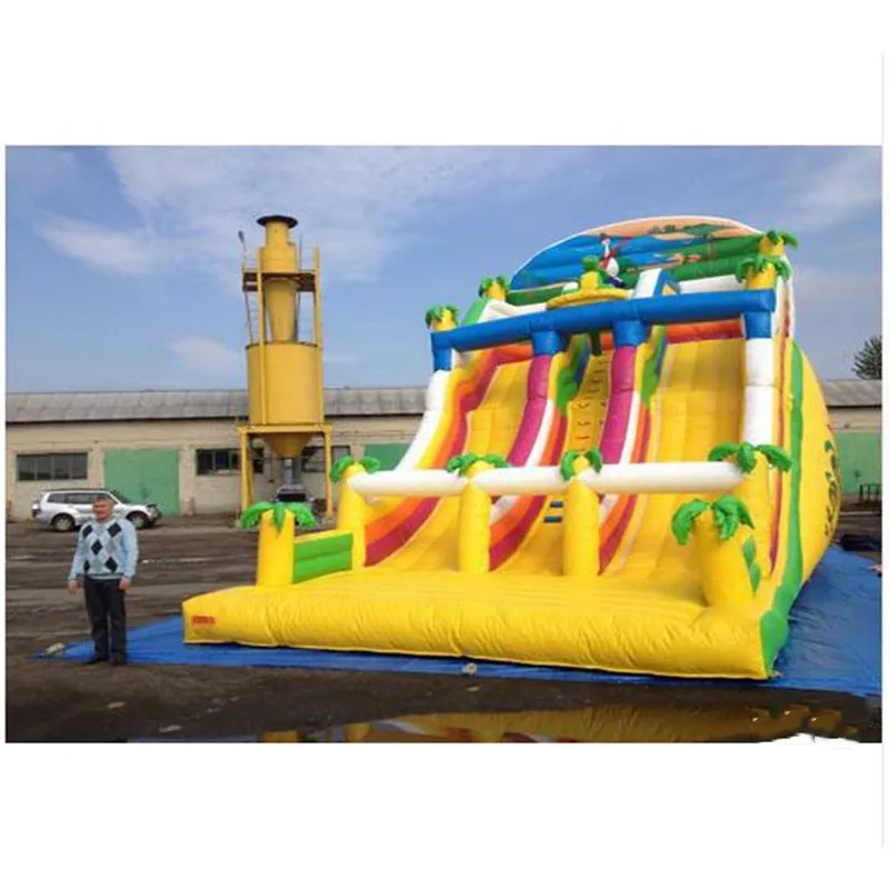 

Factory PVC High Quality Inflatable Slide Tree Design Inflatable Bounce Playground With Free Pump For Kids Fun Play