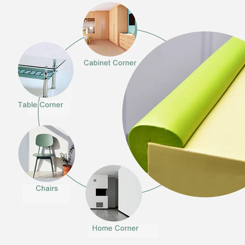 2m protetor de canto de segurança do bebê crianças impermeabilização borda protetor de canto protetor de espuma de borracha pára-choques protetores de segurança crianças fitas