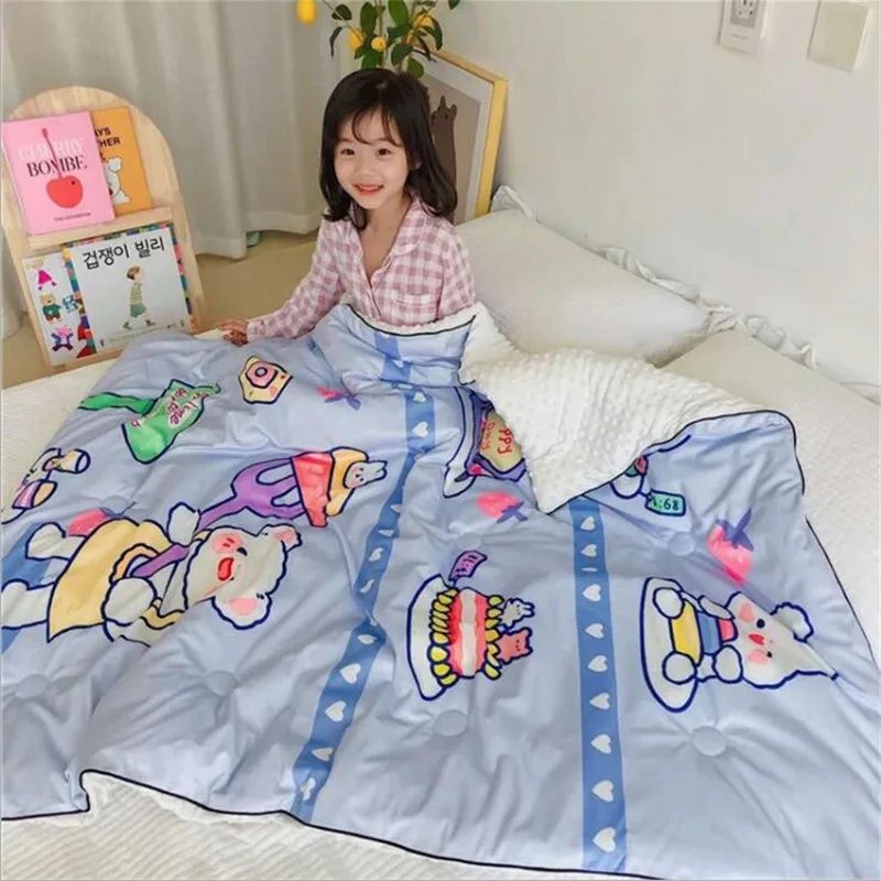 

Cotton Soft Kids Bed Baby Blankets Baby Comforter Toddler Bedding Quilt Infant Blanket for Newborn Crib Cover Autumn Winter