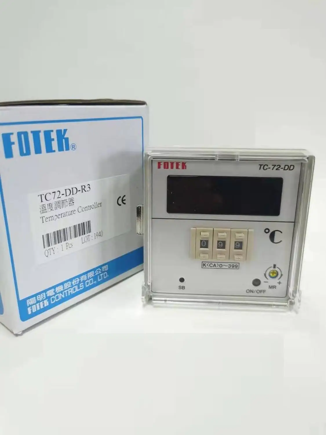 

Taiwan's Original Genuine Taiwan's FOTEK thermostat TC72-DD-R3 temperature controller