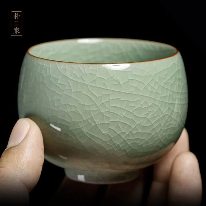 |for your kiln kiln Li Tinghuai hand harmonious cup master cup ruzhou your porcelain cup national non genetic carrier