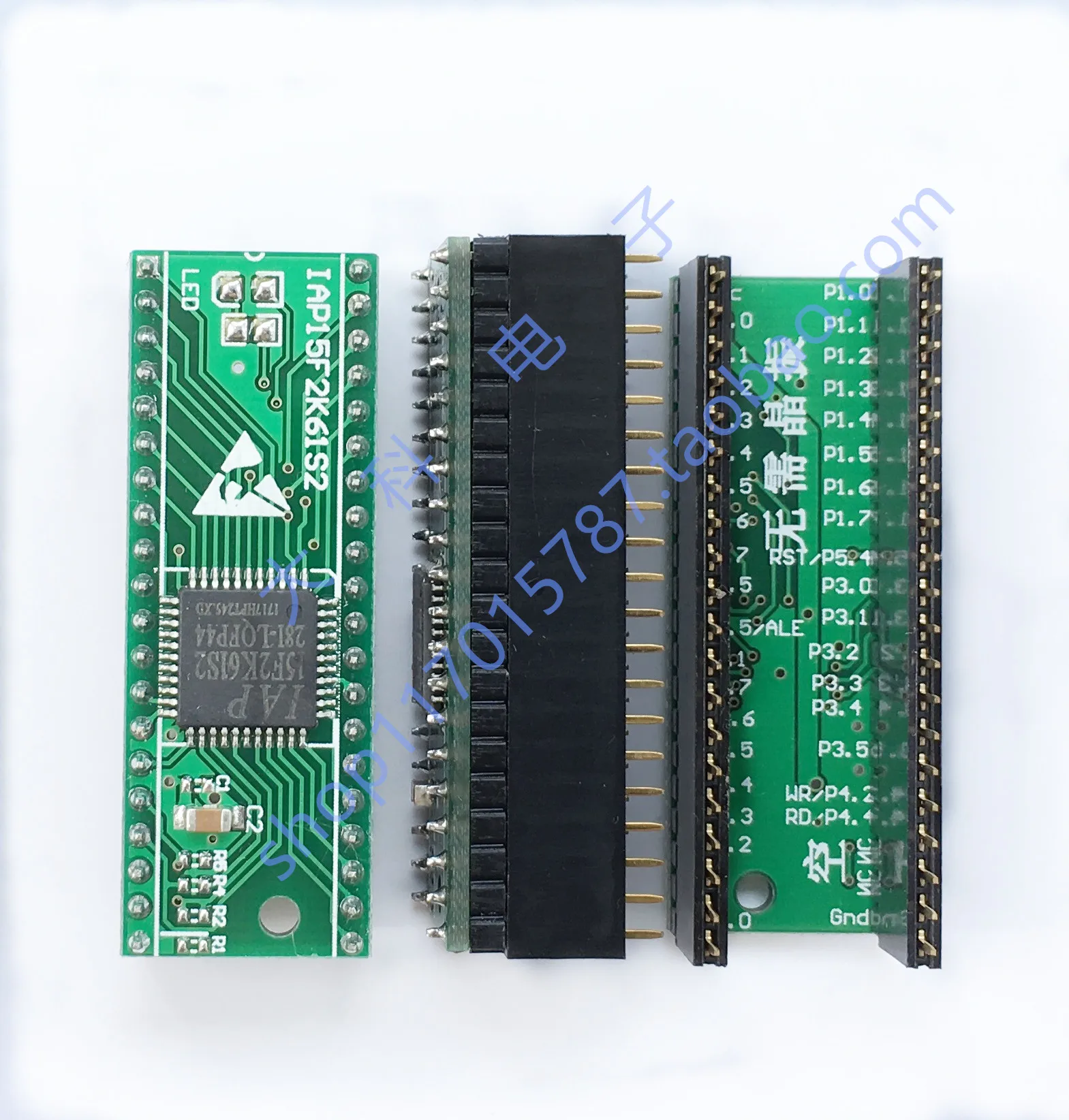 IAP15F2K61S2 إلى 89C52/12 MCU لوح مهايئ
