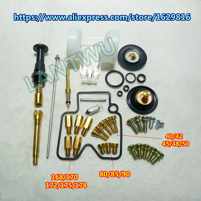 

for Yamaha 1998~2000 year WR400 Off-road motorcycle carburetor repair kit Configure small diaphragm and float