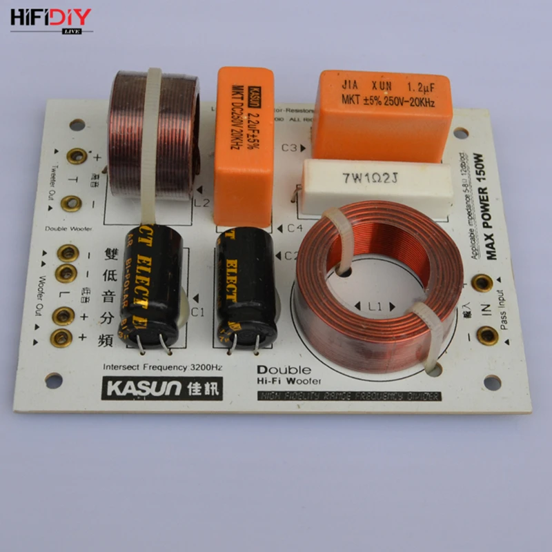 HIFIDIY LIVE L-680C 2.5/3 Way 3 speaker Unit (Tweeter +mid-bass +bass)HiFi Speakers audio  Frequency Divider Crossover Filters