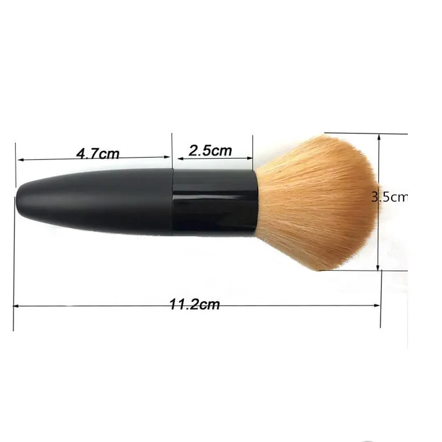 Grande solto blush escovas pó escova super impressionante beleza feminino rosto cosméticos compõem ferramenta profissional macio t0110