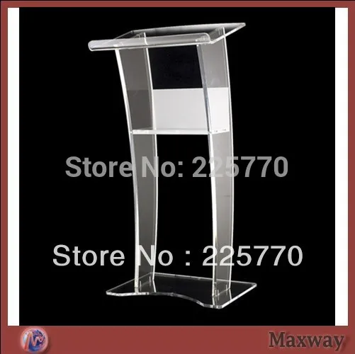 

Free Shipping Beautiful Easy Cheap Detachable Acrylic Podium Pulpit Lectern plexiglass