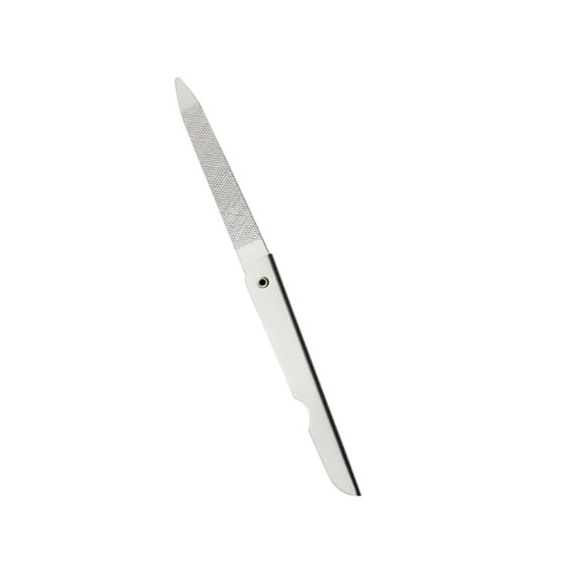 Gấp Gọn Dũa Móng Tay Cho Poly Móng Gel Kéo Dài Và Acrylic Móng Tay Đánh Bóng Bộ Đệm Thép Không Gỉ Có Thể Rửa Móng Tay Tập Tin Dụng Cụ