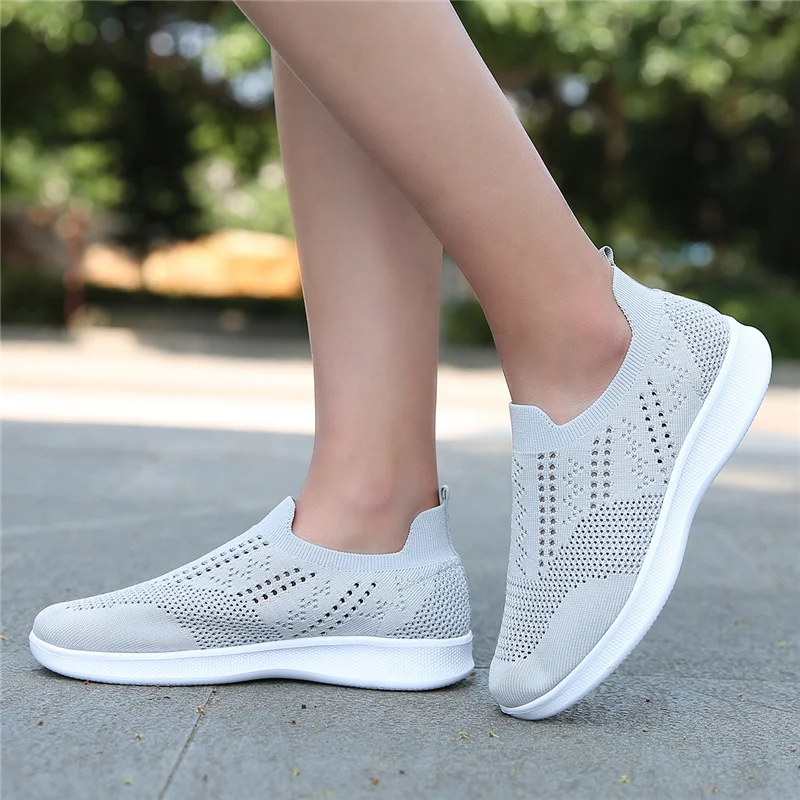 Casual Sport Shoes Men Walking Sneakers Flying Woven Women Casual Shoes Breathable Comfortable Sneakers Zapatillas Hombre