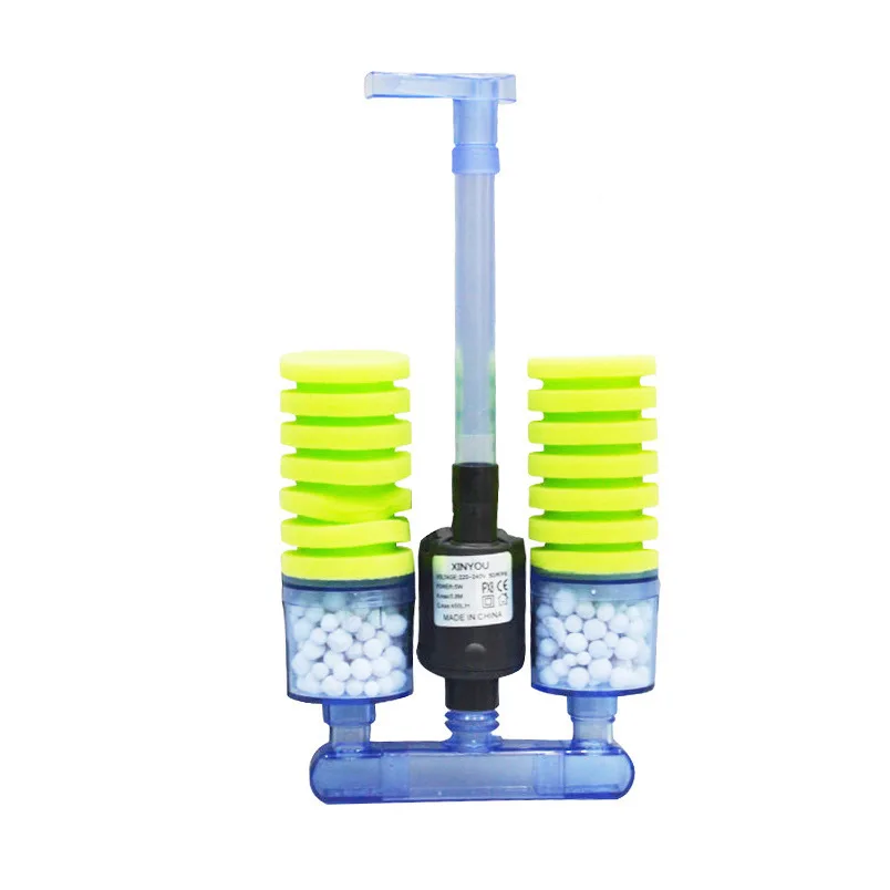 Sponge filter aquarium fish tank filter fish tank filter mini aquarium filter pump sponge aquarium with submersible pump