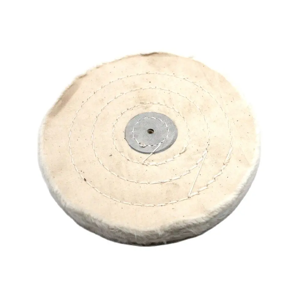 150mm Buffing Polishing Wheel 50 Layers Cotton Cloth Wheel for Jewelry Mirror Polishing