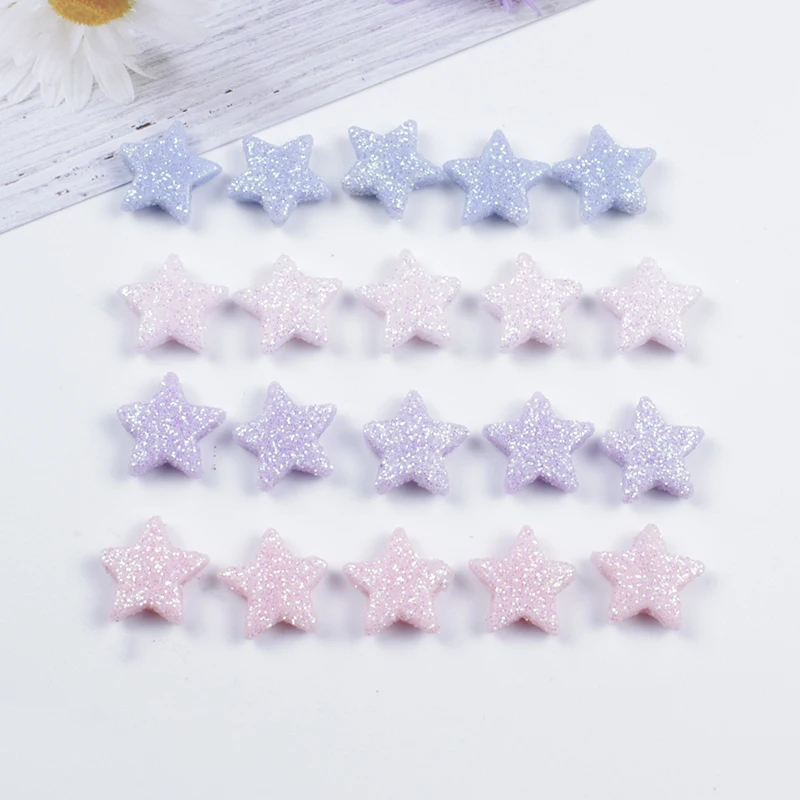 20Pcs 40Pcs 100Pcs Acrylic Spacer Beads Five-pointed Star 4 Color Beads For Jewelry Making DIY Bracelet Necklace Accesories