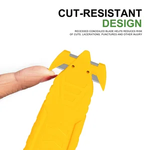 Scimaker Safety Box Cutter Messer Utilitaristische Doppel -FACA -Klingen -Kartonpaket Casa Casa Office 8 Hauptverkaufsmesser mit Doppelklinge - №2