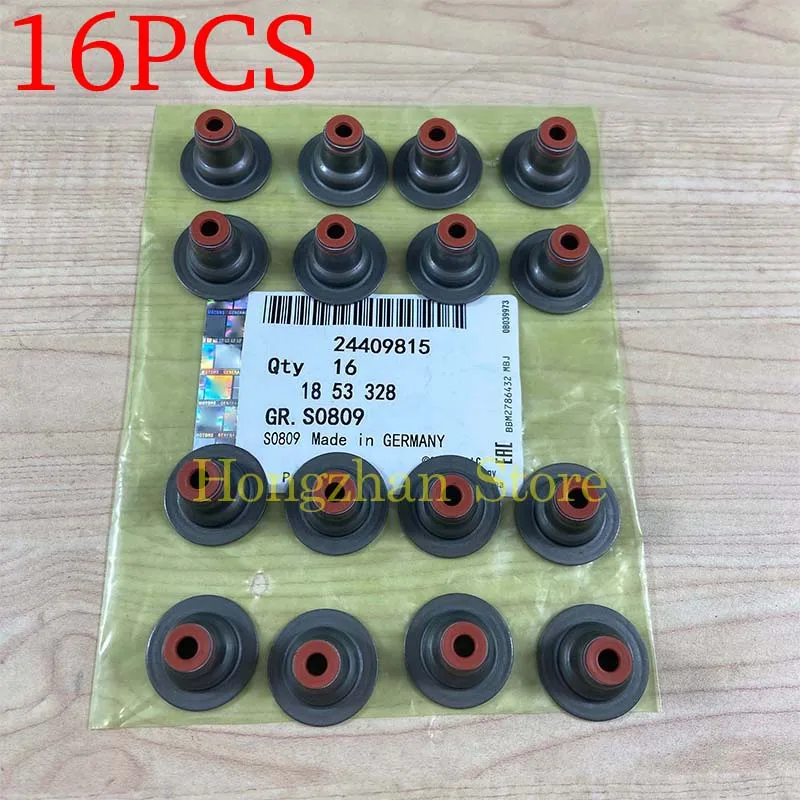 16PCS Engine Seal Valve Stem For Chevrolet Aveo Sonic Cruze Opel Zafira Vauxhall Pontiac G3 Opel Astra 24409815 24405819