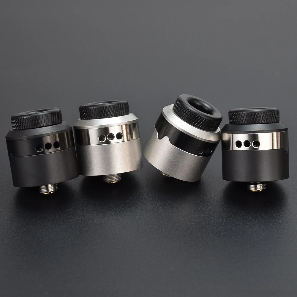 Coilturd Một RDA Atomizer 24Mm Xây Dựng Lại Thuốc Lá Điện Tử 304SS Đơn Coil Hoặc Hai Cuộn Dây Atomizer