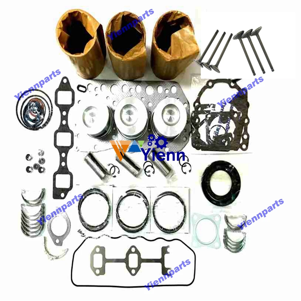 

3TNC80 3TNC80L-RB Overhaul Rebuild Kit For Yanmar Excavator B32-2 B25 B27-2 Tractor F200 F220 YM206 Loader V2-1 Engine Parts