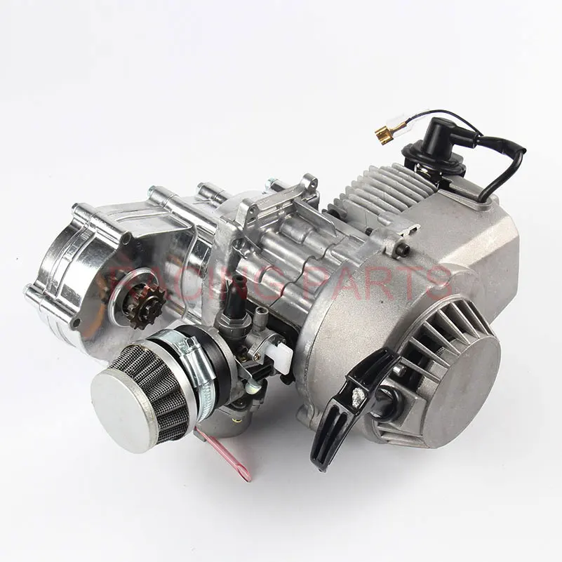 2 Stroke Pull Start Engine 25H Sprocket Motor Transmission Air Filter For 49cc Mini Pocket Pit Quad Dirt Bike ATV 4 Wheel