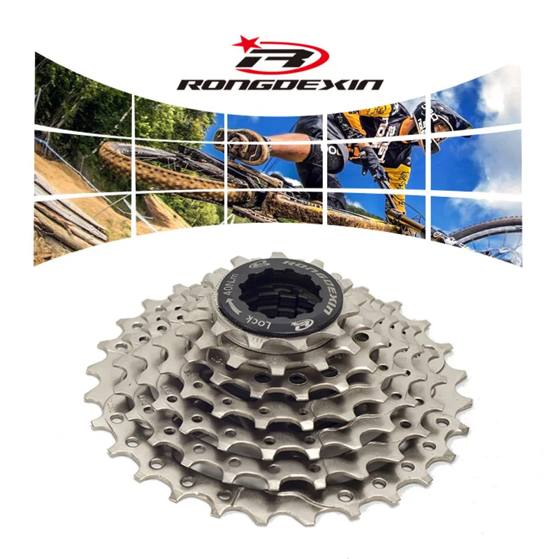 MTB Flywheel 7 Speed Cassette, 11-28T, 11-32T, Road Bike and Mountain Bicycle, 21S, 7V Cycling Sprocket Chainring