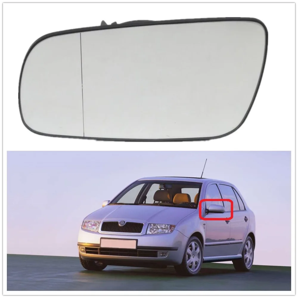 

Left Side For Skoda Fabia MK1 1999 2000 2001 2002 2003 2004 Car-styling Heated Mirror Glass LHD