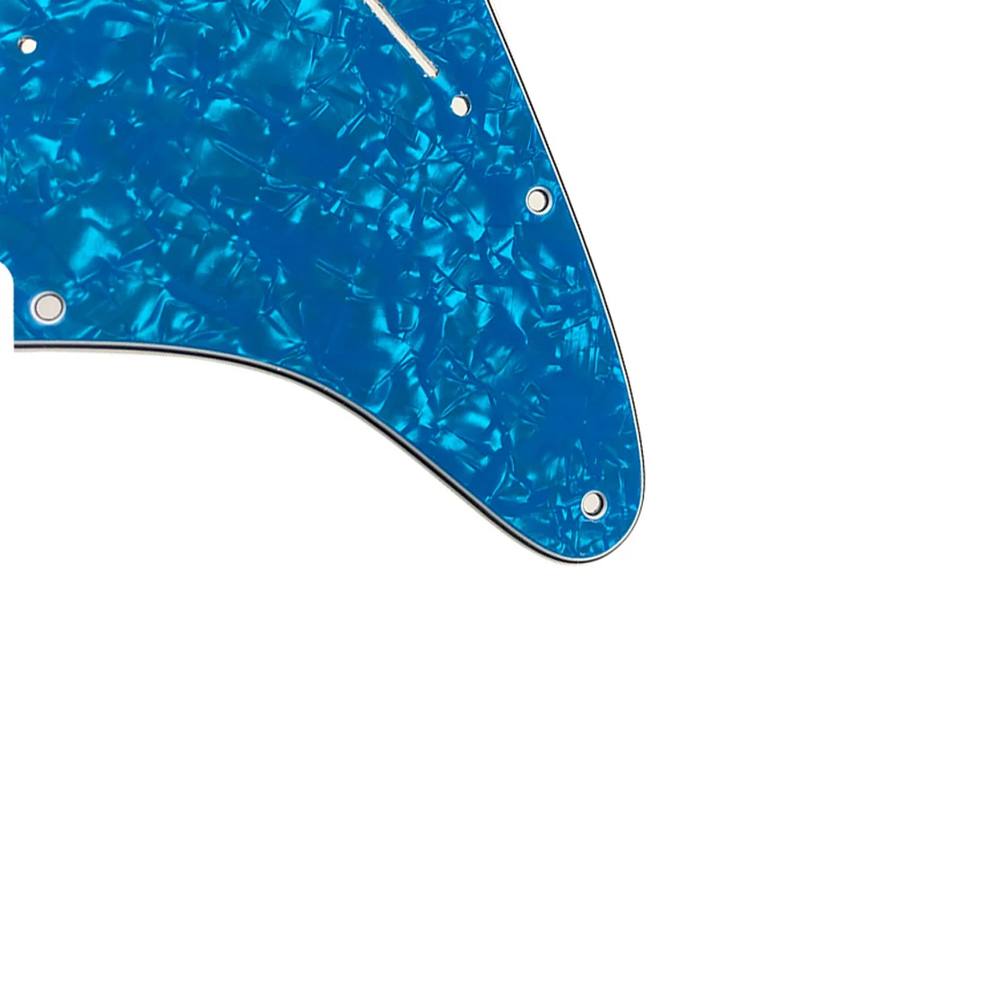 Feiman Guitar Accessories Pickguard For Fender Strat USA/Mexican Standard ST HSS No Control Hole Guitar Scratch Plate