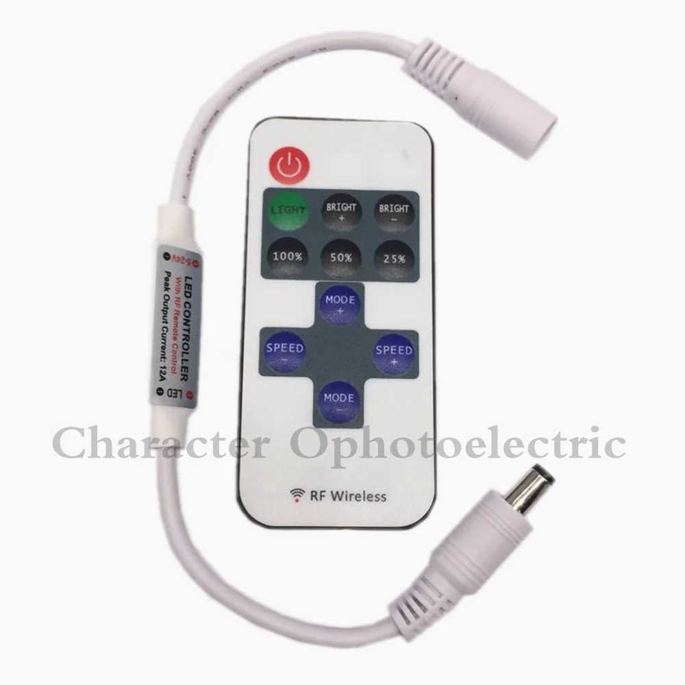5pcs LED Strip Light Mini 11 Key RF Remote Wireless Controller DC5-12V For LED strip