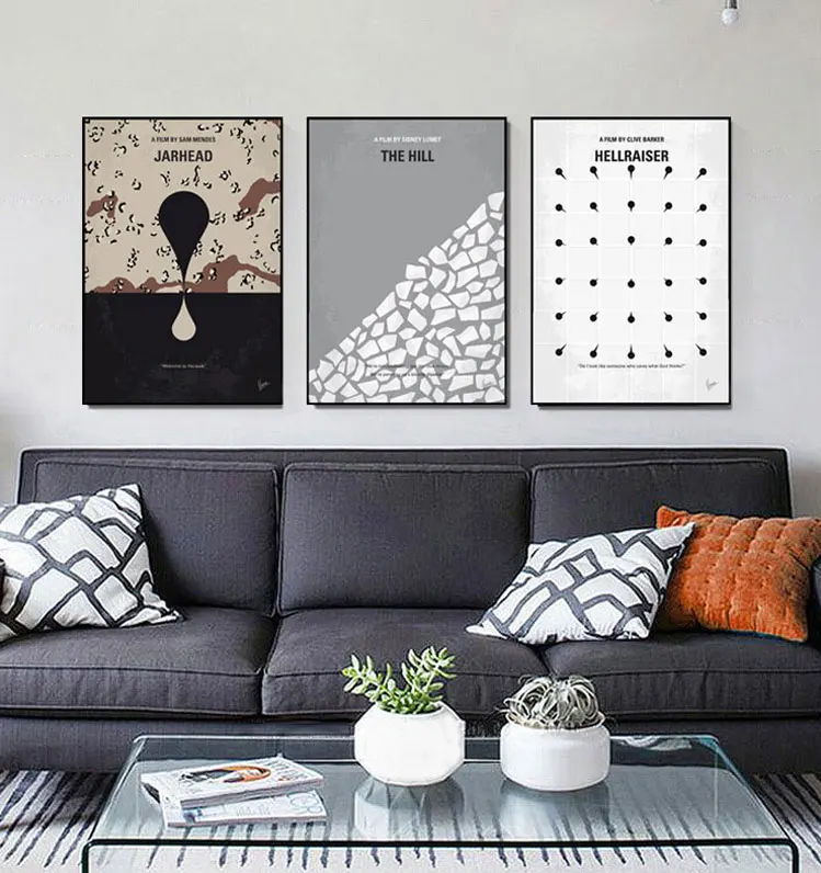 Modern company office inspirational words culture painting wall adornment art canvas painting retro letters