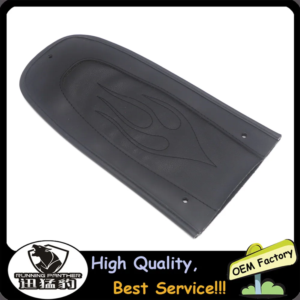 オートバイ革炎リアフェンダーよだれかけソロシートレクトラグラクラシック3穴