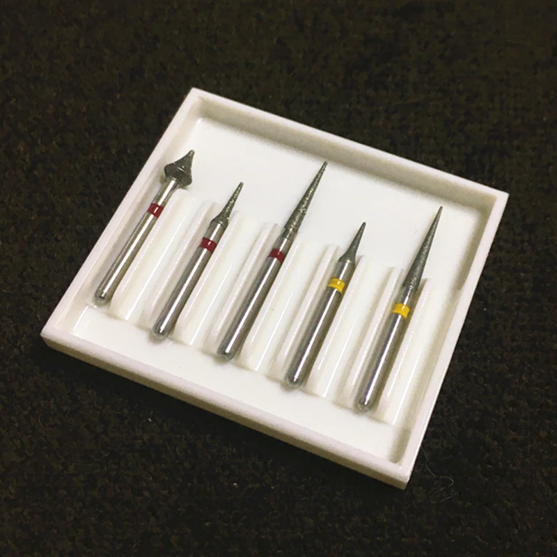 

5pcs/box Dental Orthodontic Interproximal Enamel Diamond Burs Kit Dental High Speed Tooth Drills FG bur Dentist Tools