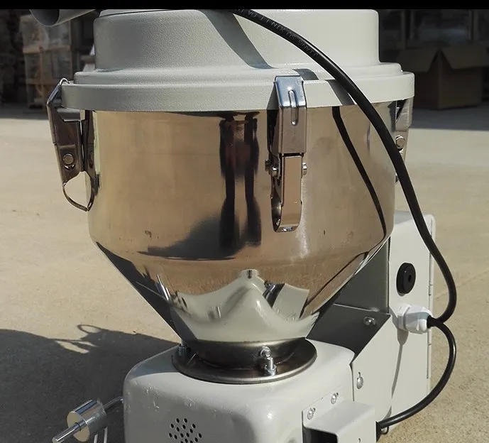 Alimentador automático do funil, 220v, partículas de plástico, alimentador a vácuo de 300kg/7,5l, máquina de moldagem por injeção