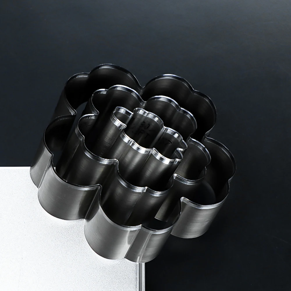 Flower Shape Metal Die Cutting Tool, Wood Dies, Cutter for DIY Leather Crafts, Baking Cake Cutting Sha