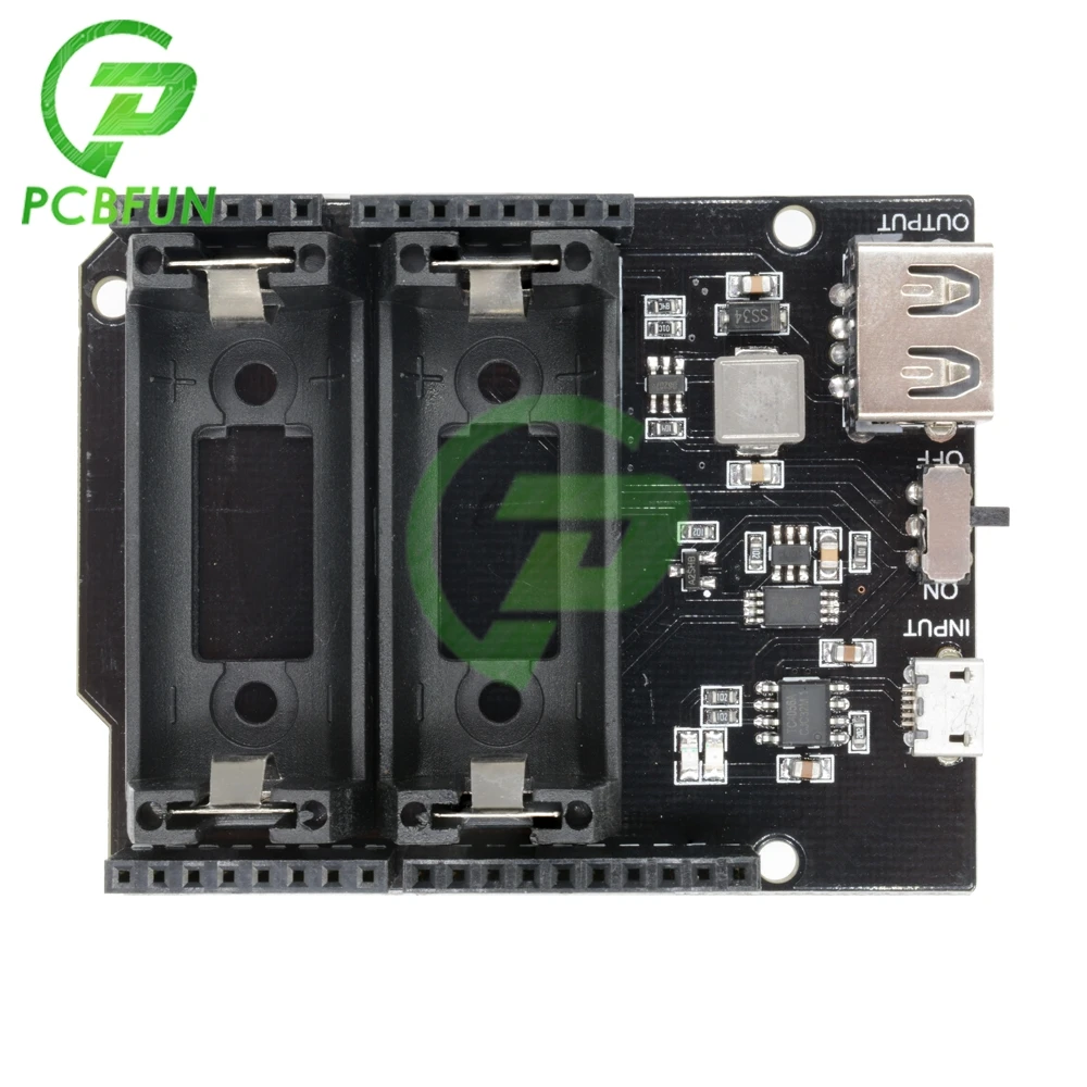 16340 Rechargeable Lithium Battery Shield Power Bank Board for Arduino Mobile Power Module 2 16340 Lithium Battery Protect Board