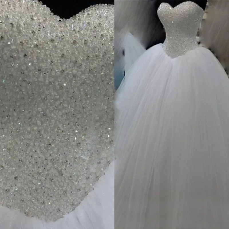 Vestidos de boda de lujo con cristales, vestido de baile de Turquía, talla grande, para novia, boda, 2019