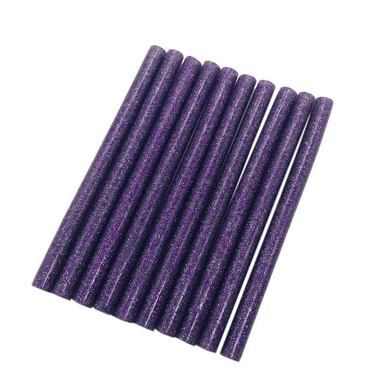 Puple Color Hot Melt Glue Sticks 7mm For Glue Gun High Viscosity Adhesive Repair Tool DIY Art Craft Hand Tool