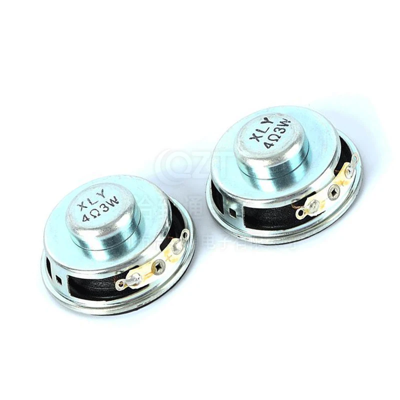 2 Stuks Speaker Hoorn 3W 4R Diameter 4Cm Mini Versterker Rubberen Pakking Luidspreker Trompet